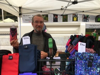 Scott Turner showing us that the "Hip Pocket" can do more than just hold the contents of a wallet